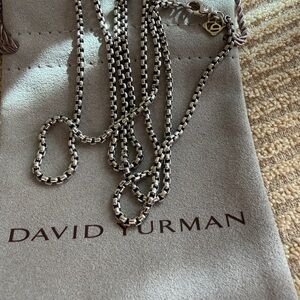David Yurman Long 32-inch Box Chain Necklace